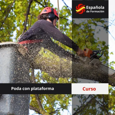 Curso de poda con plataforma