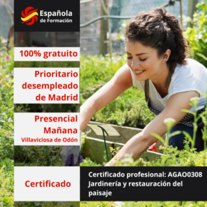 Gratuito Certificado profesionalidad AGAO0308 Jardinería y restauración del paisaje Gratuito Certificado profesionalidad AGAO0308 Jardinería y restauración del paisaje